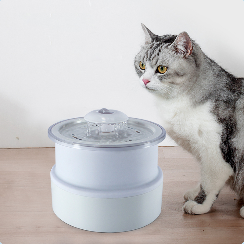 Materiał spożywczy BPA darmowa fontanna kota zwierzak